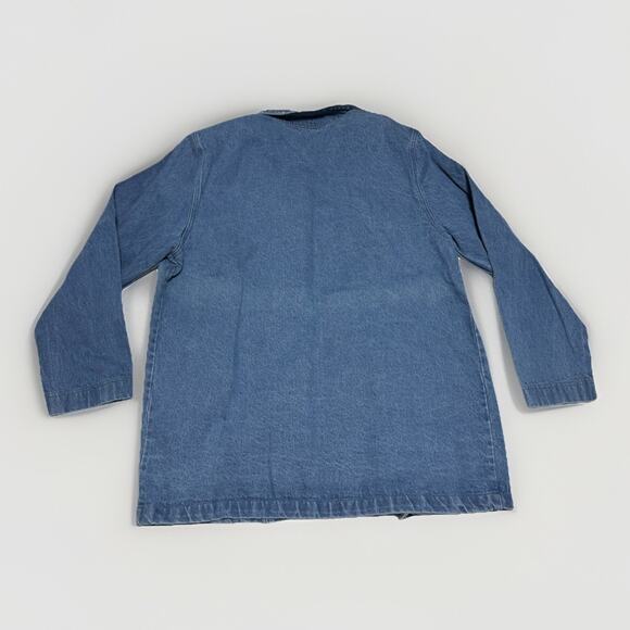 Vintage The Blue Denim Blazer Jacket M Western Embroidered Cowboy Boots Hats - Picture 2 of 10